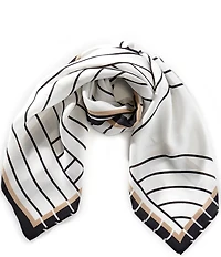 Vince Camuto Linear Square Scarf