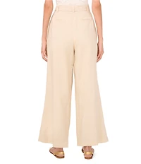 Vince Camuto Linen Wide Leg Tie Waist Pants