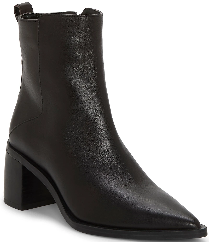 Vince Camuto Lorelai Leather Pointed Toe Booties