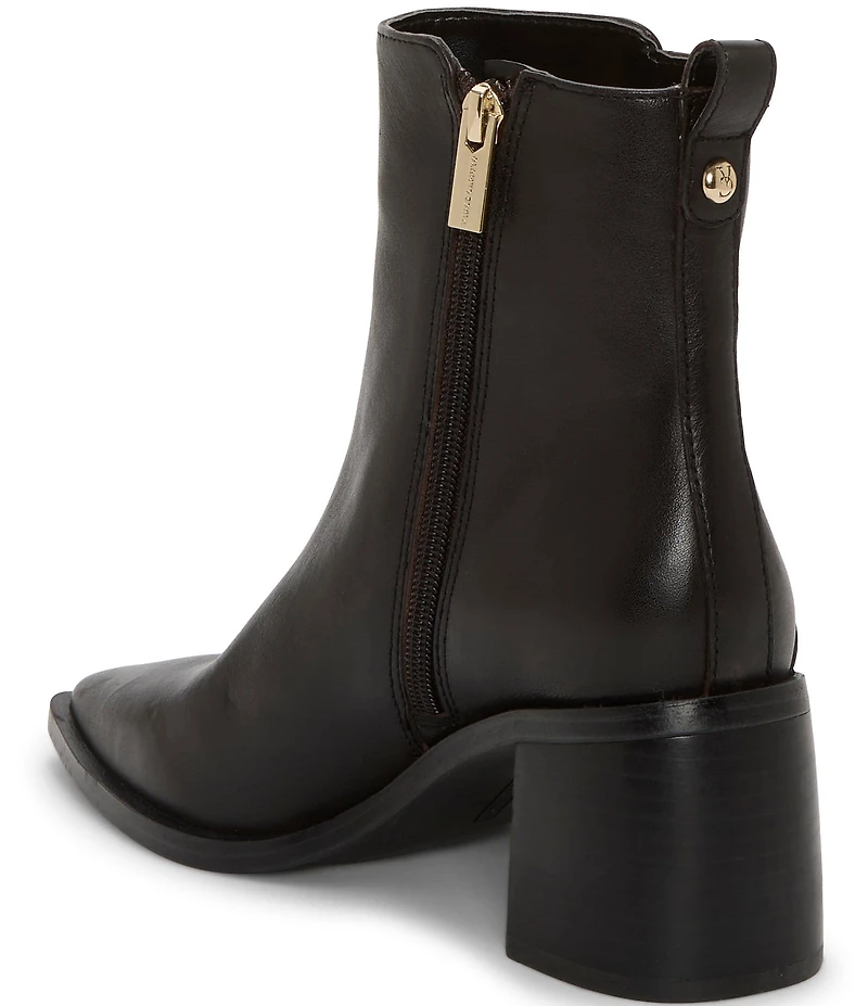 Vince Camuto Lorelai Leather Pointed Toe Booties