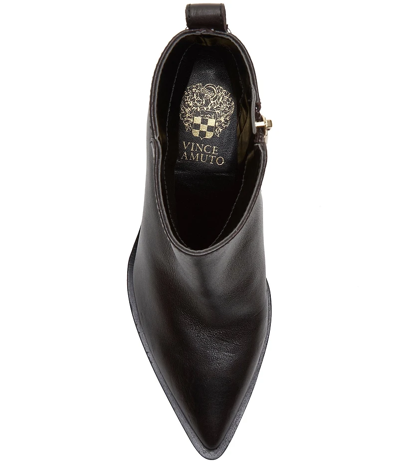 Vince Camuto Lorelai Leather Pointed Toe Booties