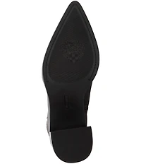Vince Camuto Lorelai Leather Pointed Toe Booties