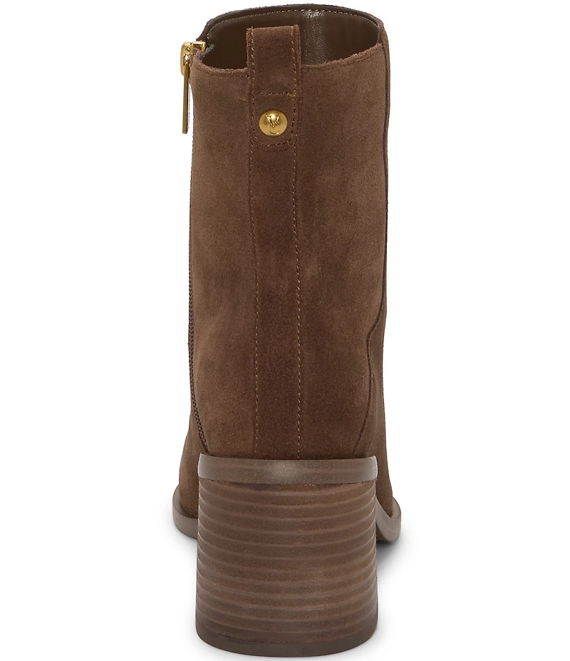 Vince Camuto Lorelai Suede Pointed Toe Booties