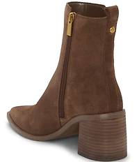 Vince Camuto Lorelai Suede Pointed Toe Booties