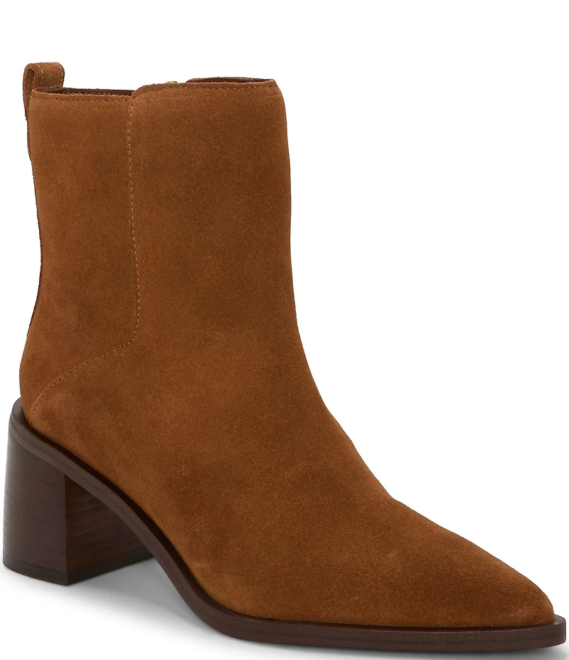 Vince Camuto Lorelai Suede Pointed Toe Booties