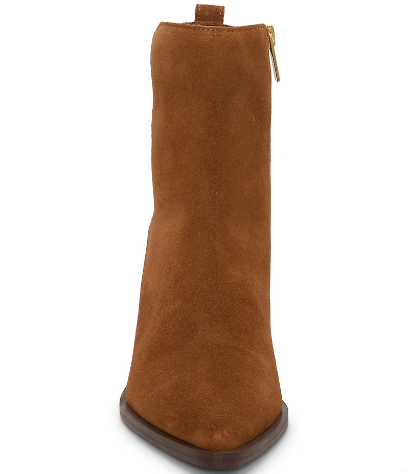 Vince Camuto Lorelai Suede Pointed Toe Booties