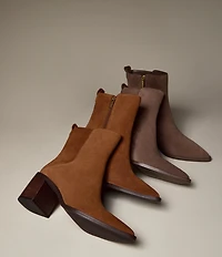 Vince Camuto Lorelai Suede Pointed Toe Booties