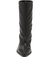 Vince Camuto Lorrys Slouchy Leather Mid Calf Boots