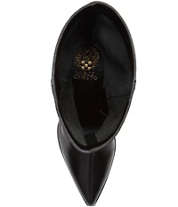 Vince Camuto Lorrys Slouchy Leather Mid Calf Boots