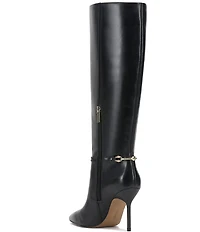 Vince Camuto Mirtha Leather Link Hardware Tall Stiletto Boots