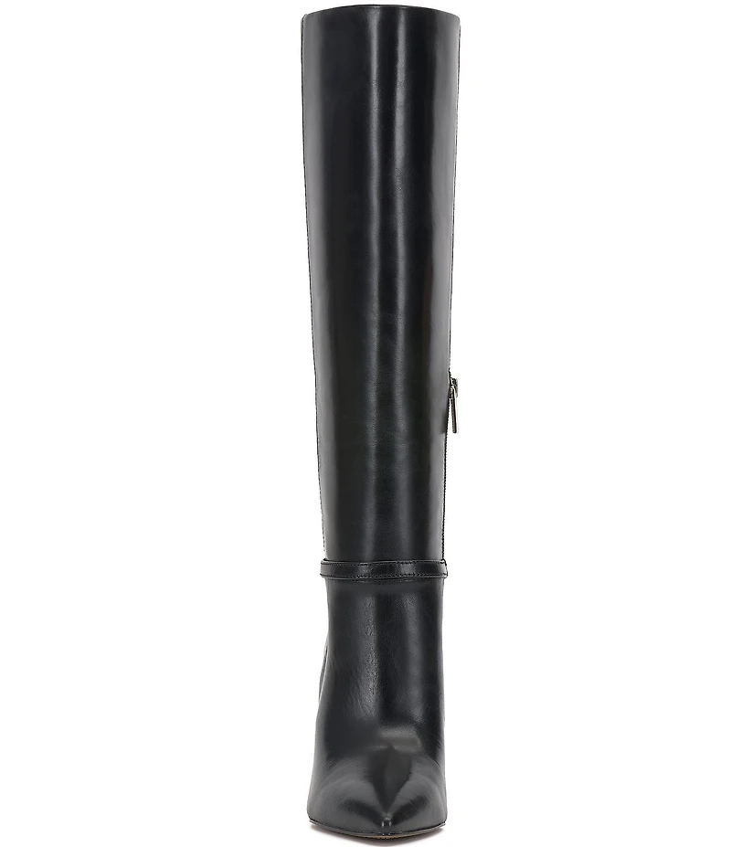 Vince Camuto Mirtha Leather Link Hardware Tall Stiletto Boots
