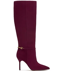 Vince Camuto Mirtha Suede Link Hardware Tall Stiletto Boots