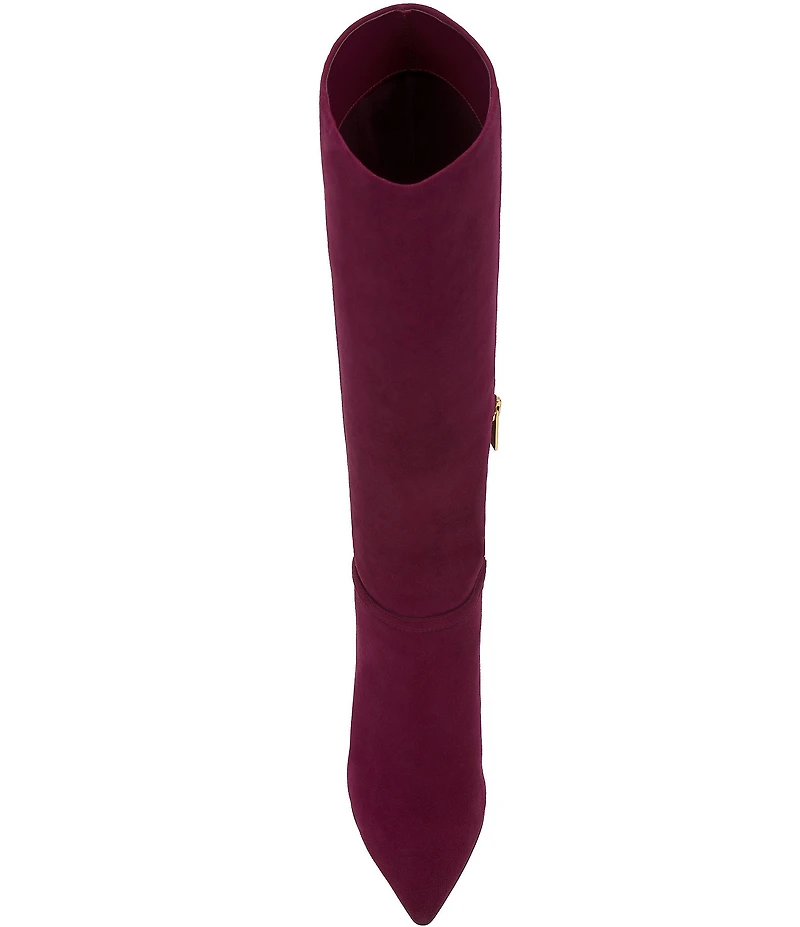 Vince Camuto Mirtha Suede Link Hardware Tall Stiletto Boots