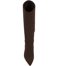 Vince Camuto Mirtha Suede Link Hardware Tall Stiletto Boots