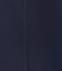 Vince Camuto Mock Neck Cap Sleeve Ribbed Knit Midi Sheath Dress