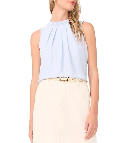 Vince Camuto Mock Neck Sleeveless Tank
