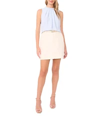 Vince Camuto Mock Neck Sleeveless Tank