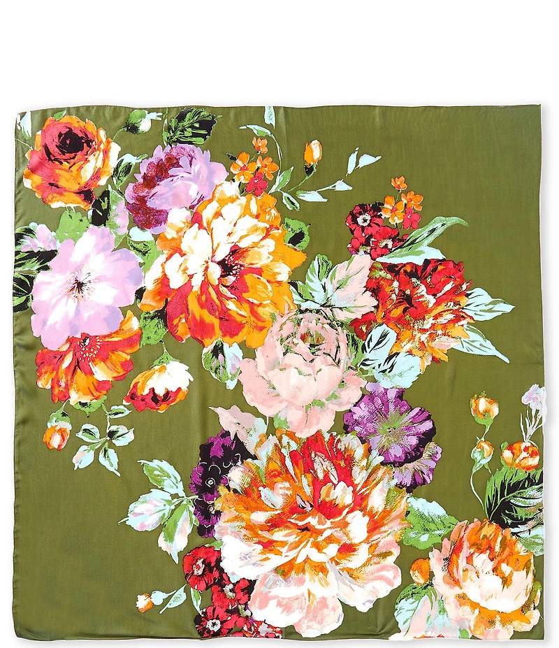 Vince Camuto Moody Botanical Square Scarf
