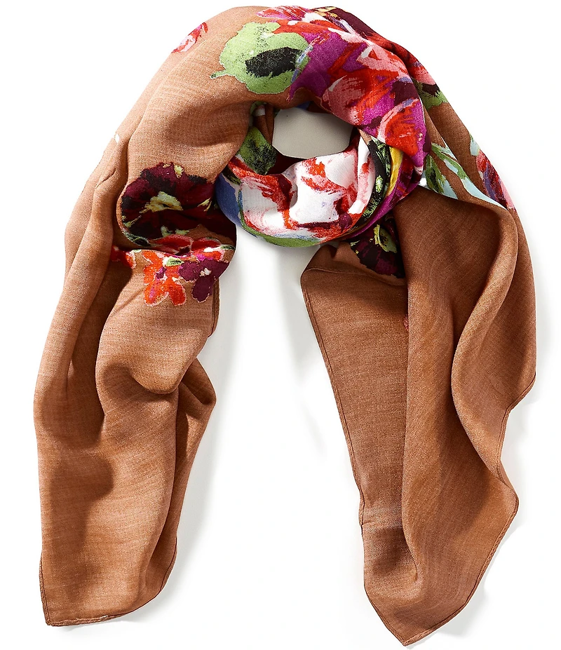 Vince Camuto Moody Botanical Square Scarf