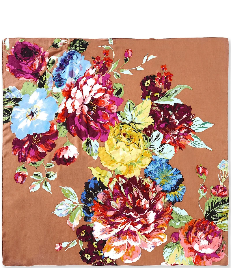 Vince Camuto Moody Botanical Square Scarf