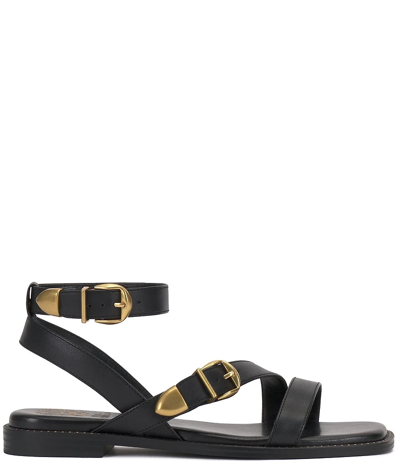 Vince Camuto Neiko Leather Ankle Strap Sandals