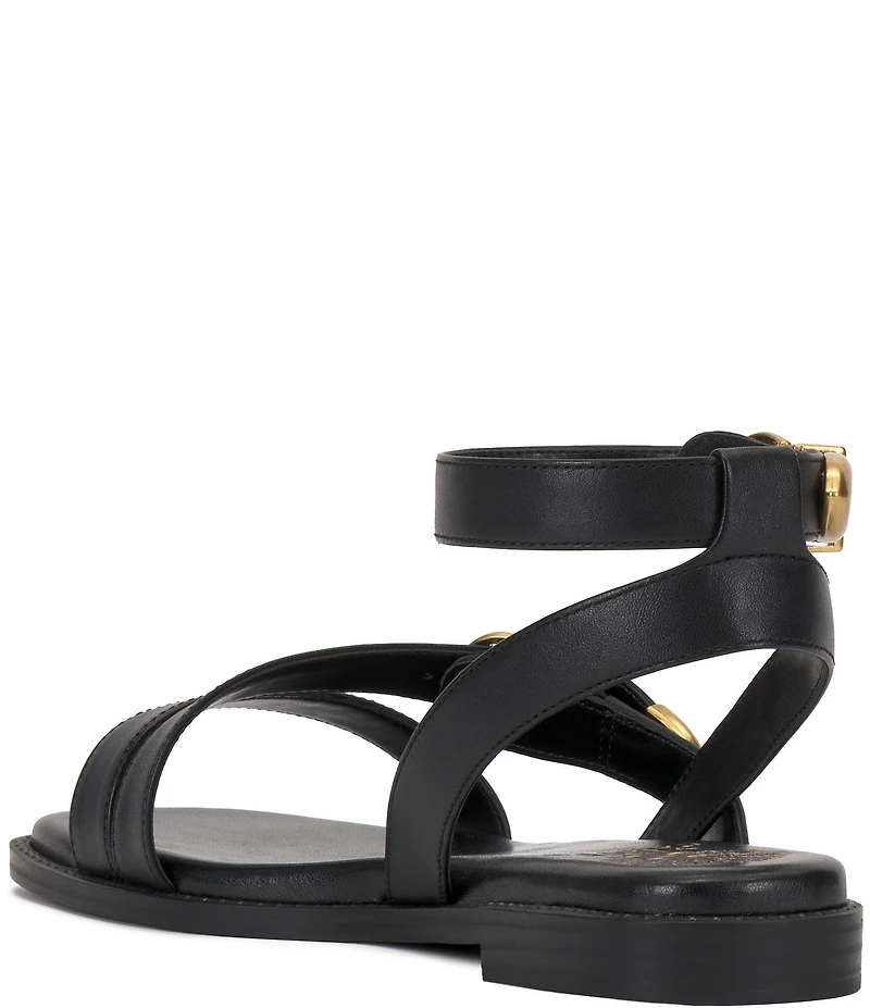 Vince Camuto Neiko Leather Ankle Strap Sandals