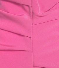 Vince Camuto Off The Shoulder Fold Over Sleeves Sheath Gown