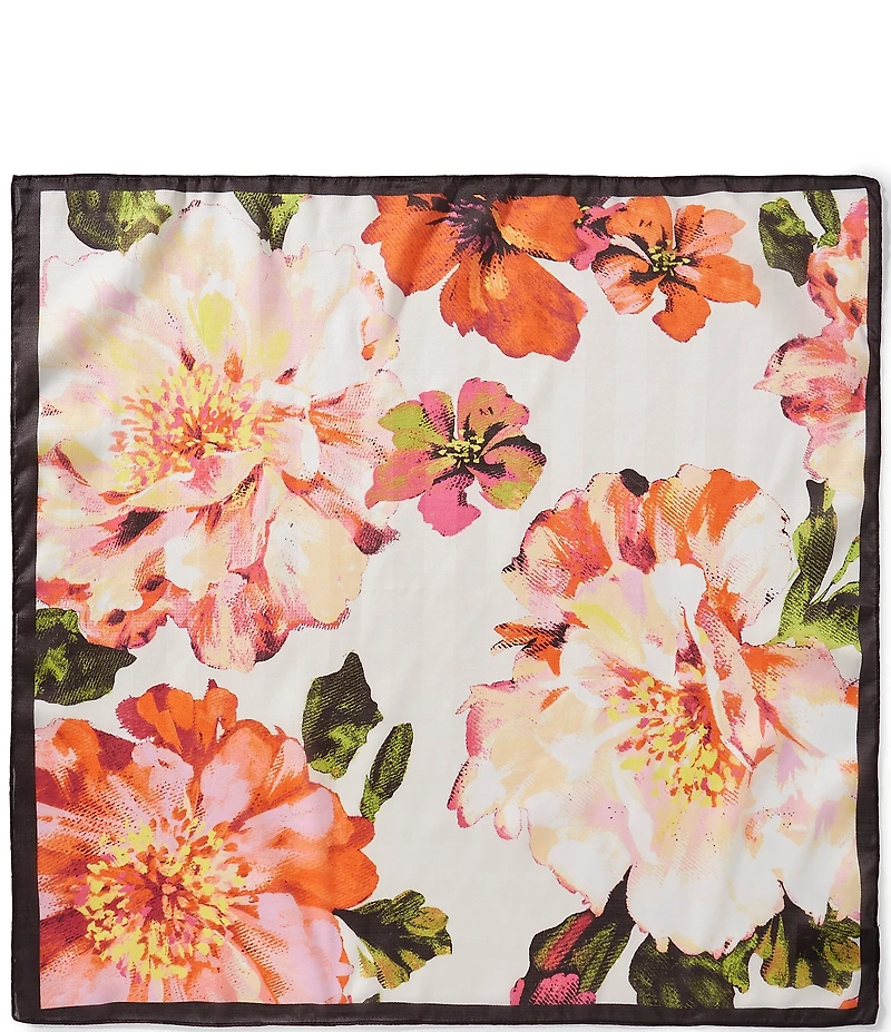 Vince Camuto Oil Paint Bloom Square Scarf
