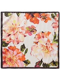 Vince Camuto Oil Paint Bloom Square Scarf