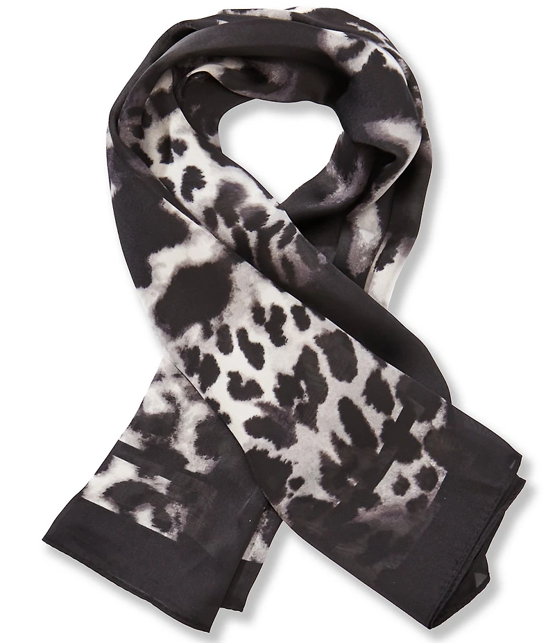 Vince Camuto Ombre Animal Print Square Scarf