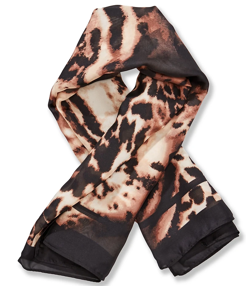 Vince Camuto Ombre Animal Print Square Scarf