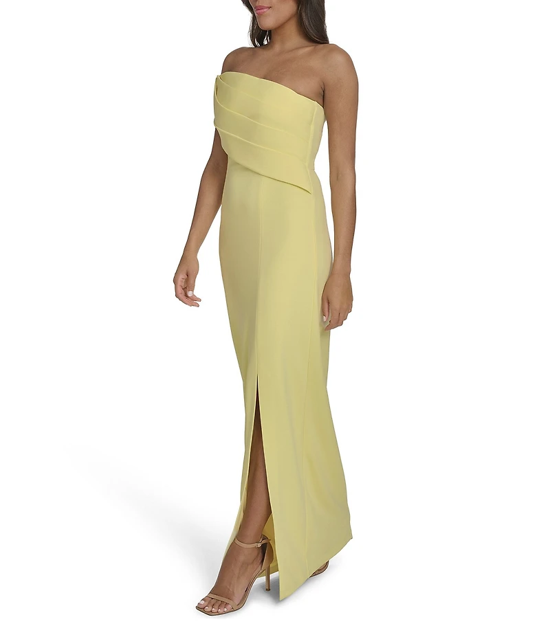 Vince Camuto One-Shoulder Origami Gown