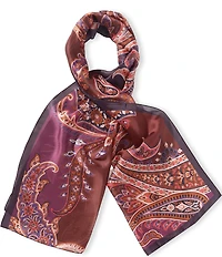 Vince Camuto Paisley Floral Print Oblong Scarf