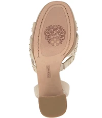 Vince Camuto Palton Studded Leather Block Heel Platform Sandals