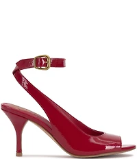 Vince Camuto Pavles Crinkle Patent Ankle Strap Dress Sandals