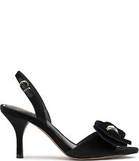 Vince Camuto Paycen Velvet Bow Slingback Dress Sandals