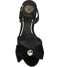 Vince Camuto Paycen Velvet Bow Slingback Dress Sandals