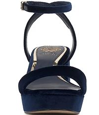Vince Camuto Pendreya Platform Velvet Dress Sandals