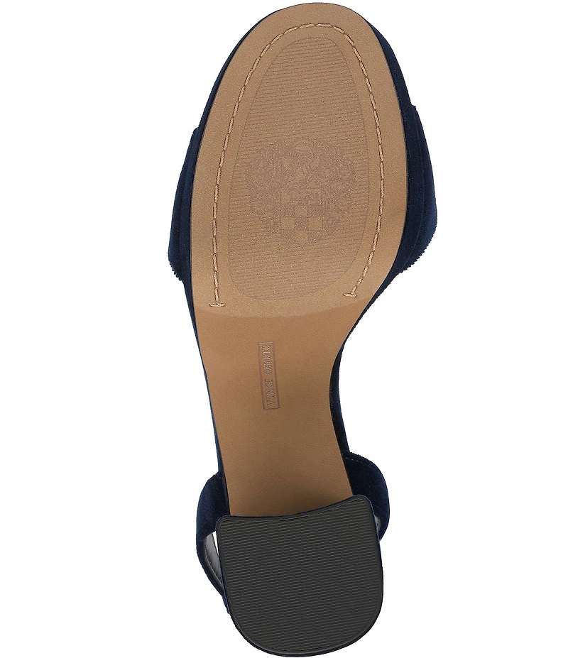 Vince Camuto Pendreya Platform Velvet Dress Sandals