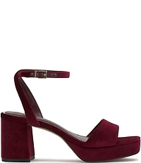 Vince Camuto Pendreya Platform Velvet Dress Sandals