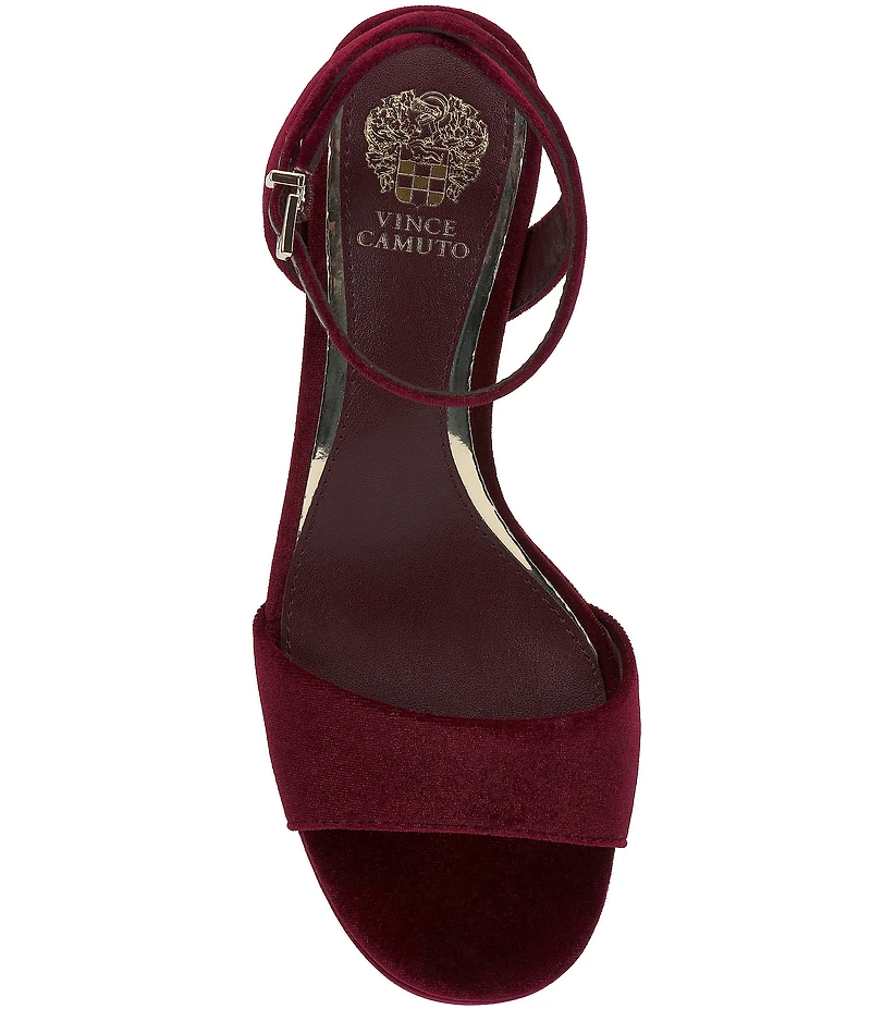 Vince Camuto Pendreya Platform Velvet Dress Sandals
