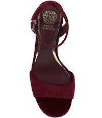 Vince Camuto Pendreya Platform Velvet Dress Sandals