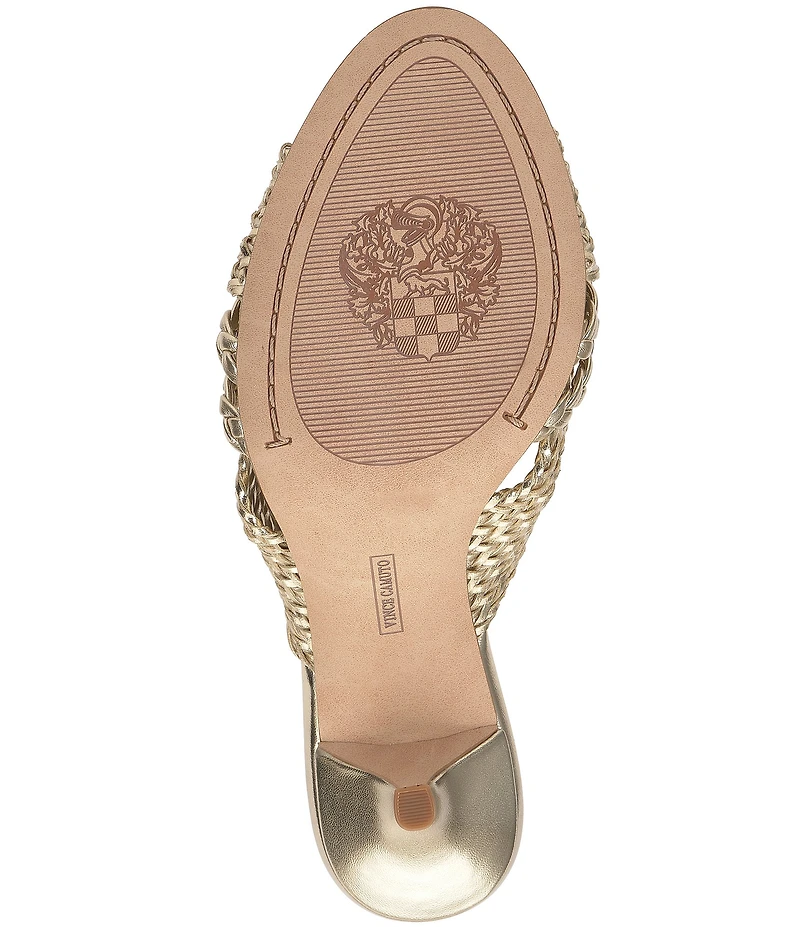 Vince Camuto Pheya Knotted High Heel Slide Sandals