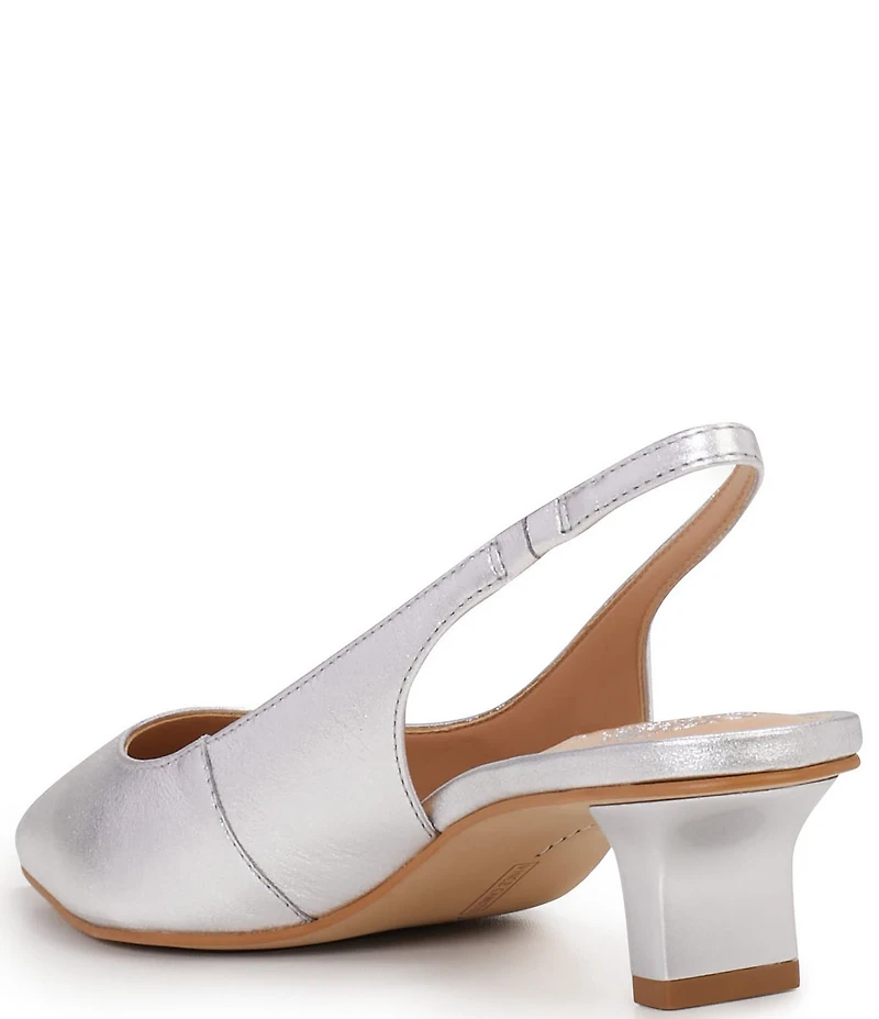 Vince Camuto Pilar Nappa Slingback Kitten Heel Pumps
