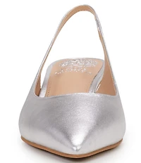 Vince Camuto Pilar Nappa Slingback Kitten Heel Pumps