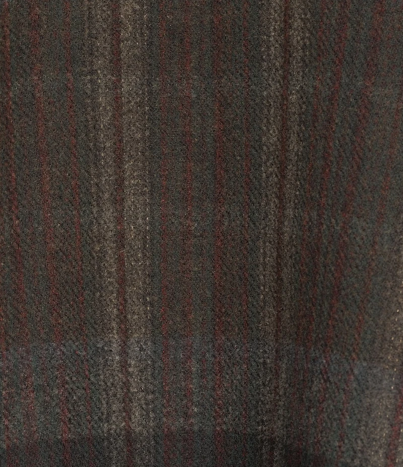 Vince Camuto Plaid Reversible Collared Topper