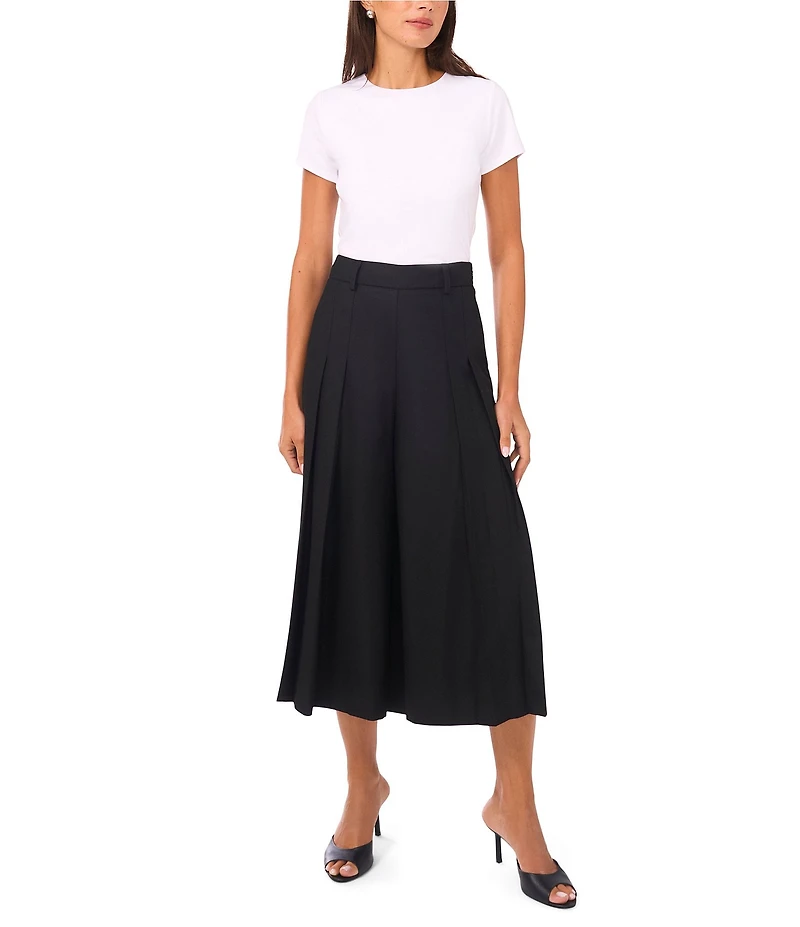 Vince Camuto Pleated Cropped Gaucho Pants