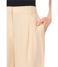 Vince Camuto Pleated Full Length Wide Leg Pants