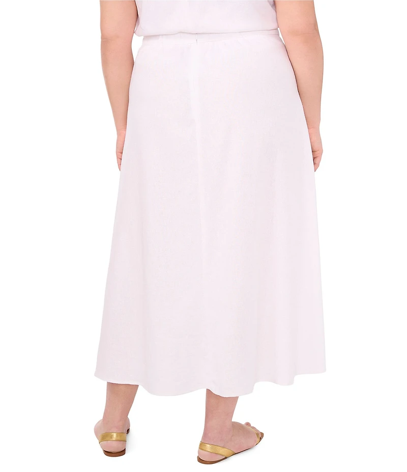 Vince Camuto Plus Size A Line Midi Skirt