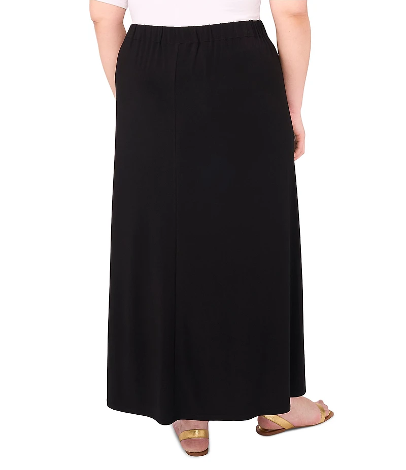 Vince Camuto Plus Size A-Line Pull-On Maxi Skirt